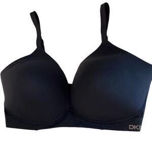 DKNY Wireless Bra XL Light Padding Full Coverage Blue 38D 40C 40D DK7664